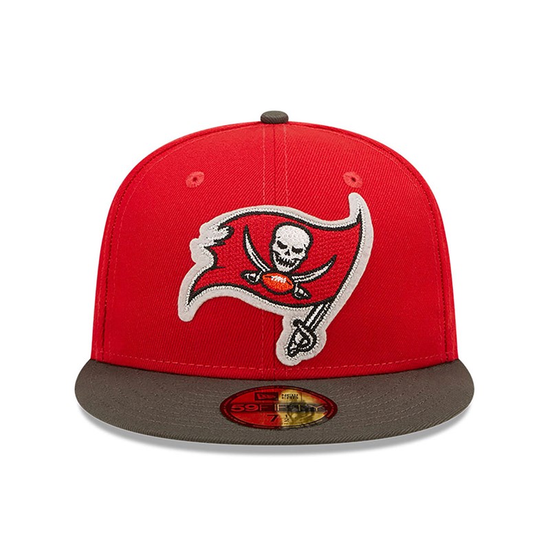 Red New Era Tampa Bay Buccaneers Ne Letterman Fitted Cap 59fifty | SVEL30269