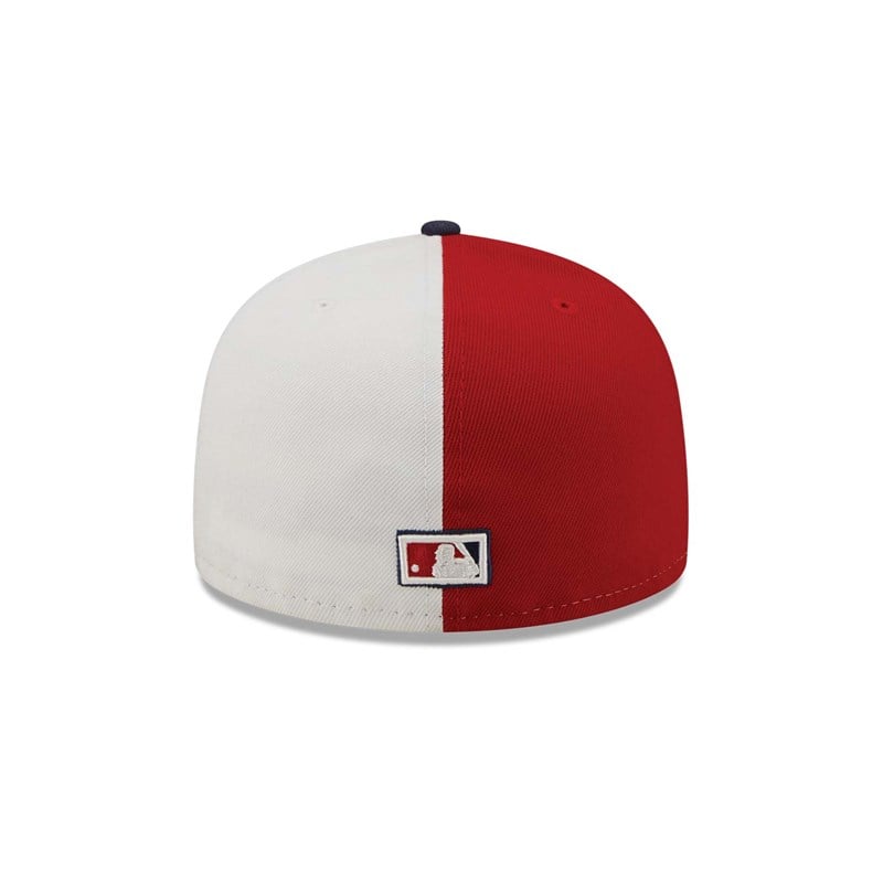 Red New Era Toronto Jays Pinwheel Americana Fitted Cap 59fifty | AUTL78623