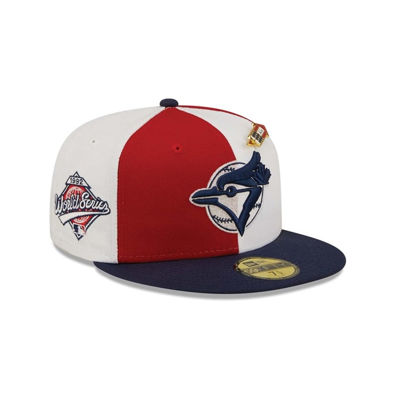 Red New Era Toronto Jays Pinwheel Americana Fitted Cap 59fifty | AUTL78623