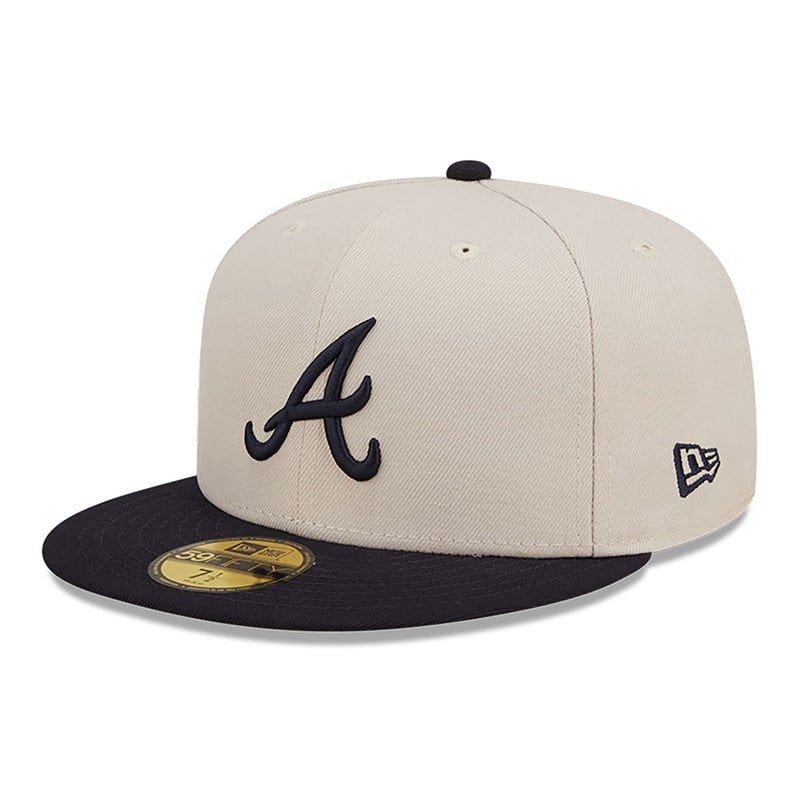 White New Era Atlanta Braves Fall Classic Fitted Cap 59fifty | RCLE29570