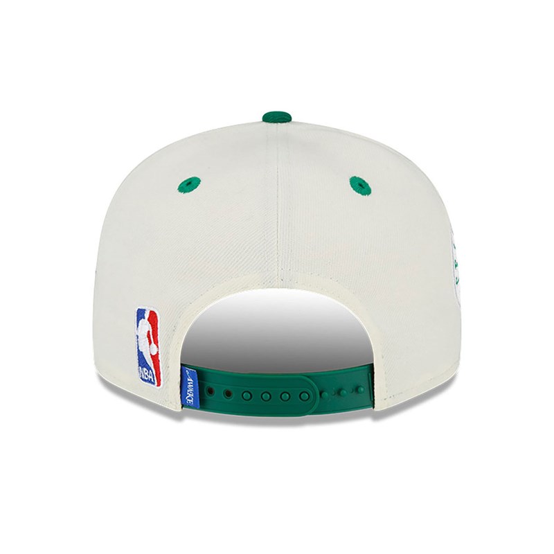 White New Era Boston Celtics Awake Cap 9fifty | VWKI61580