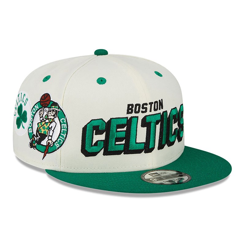 White New Era Boston Celtics Awake Cap 9fifty | VWKI61580