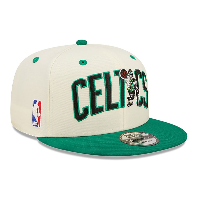 White New Era Boston Celtics Blend Cap 9fifty | IZSO03496