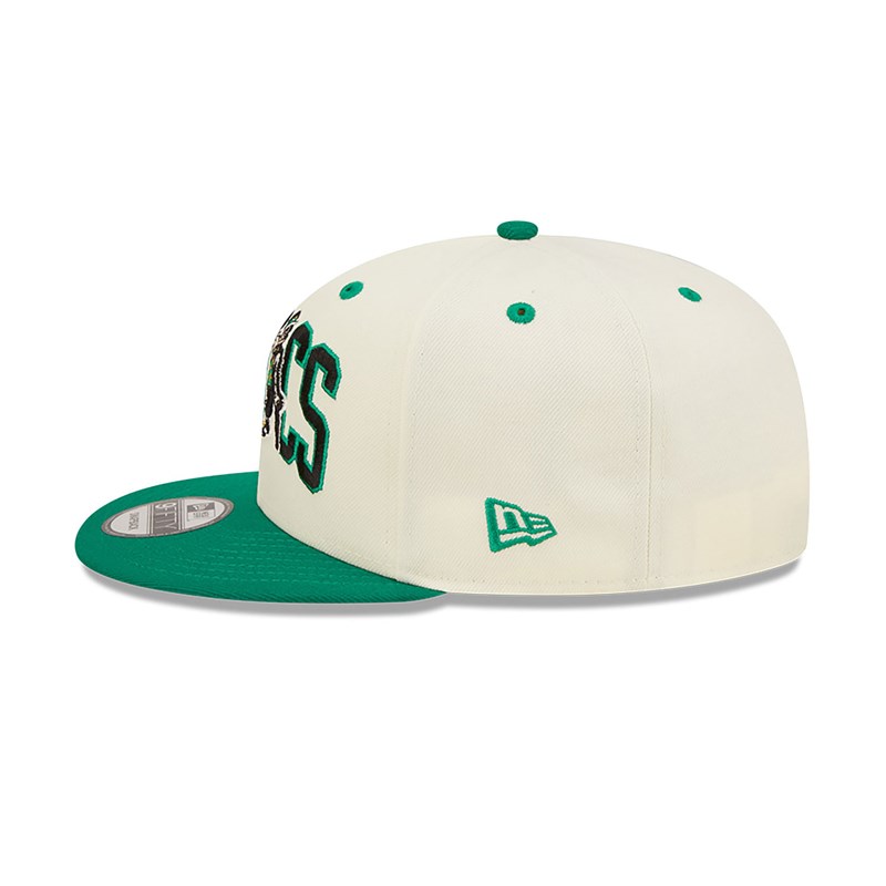 White New Era Boston Celtics Blend Cap 9fifty | IZSO03496