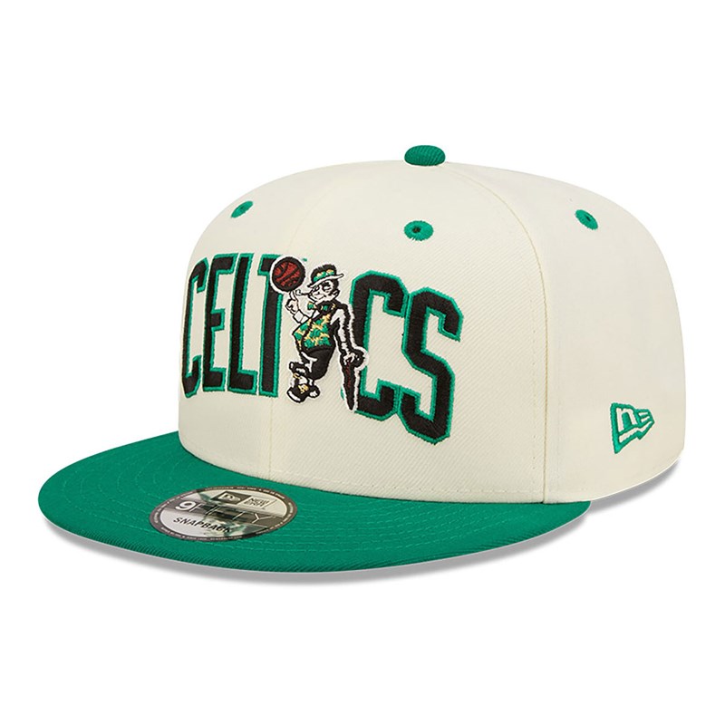 White New Era Boston Celtics Blend Cap 9fifty | IZSO03496