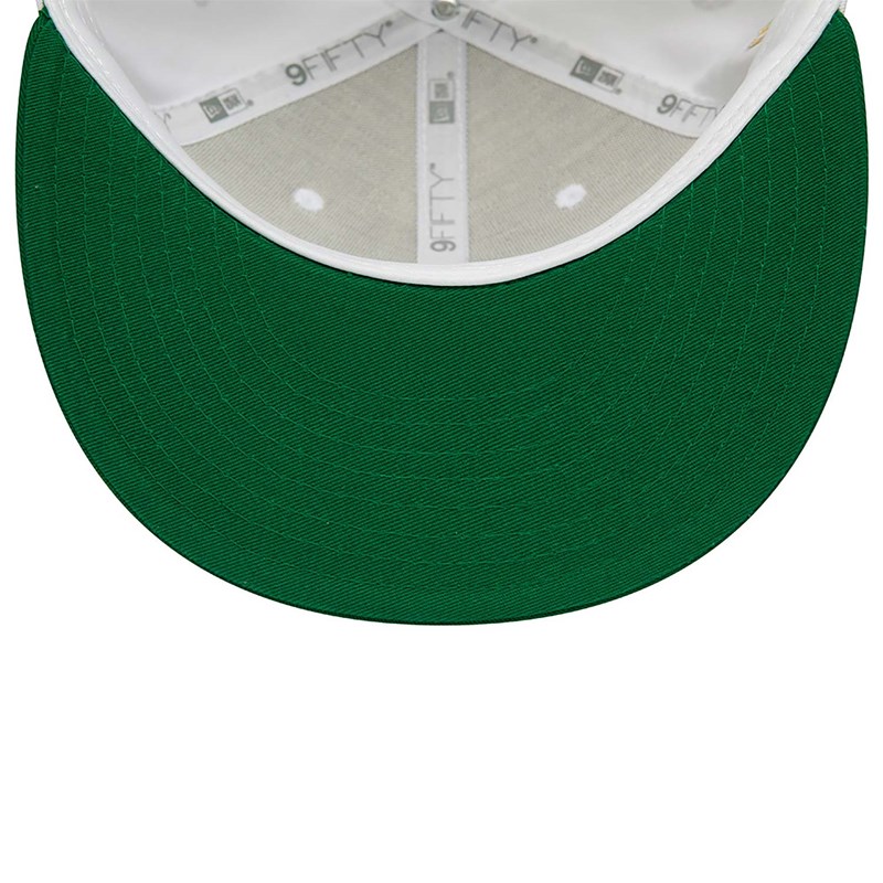 White New Era Boston Celtics Crown Patches Cap 9fifty | YOLV84539