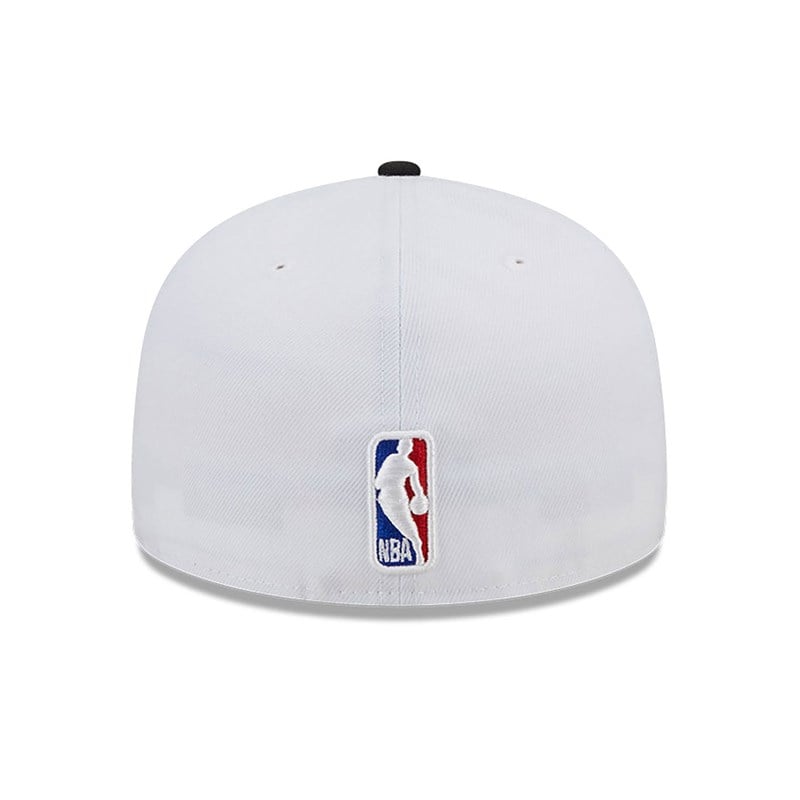 White New Era Brooklyn Nets Authentics City Edition Fitted Cap 59fifty | RMKA59132