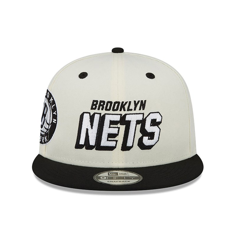 White New Era Brooklyn Nets Awake Cap 9fifty | INXL53261