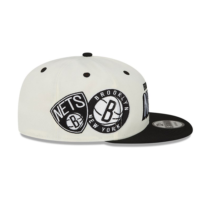 White New Era Brooklyn Nets Awake Cap 9fifty | INXL53261