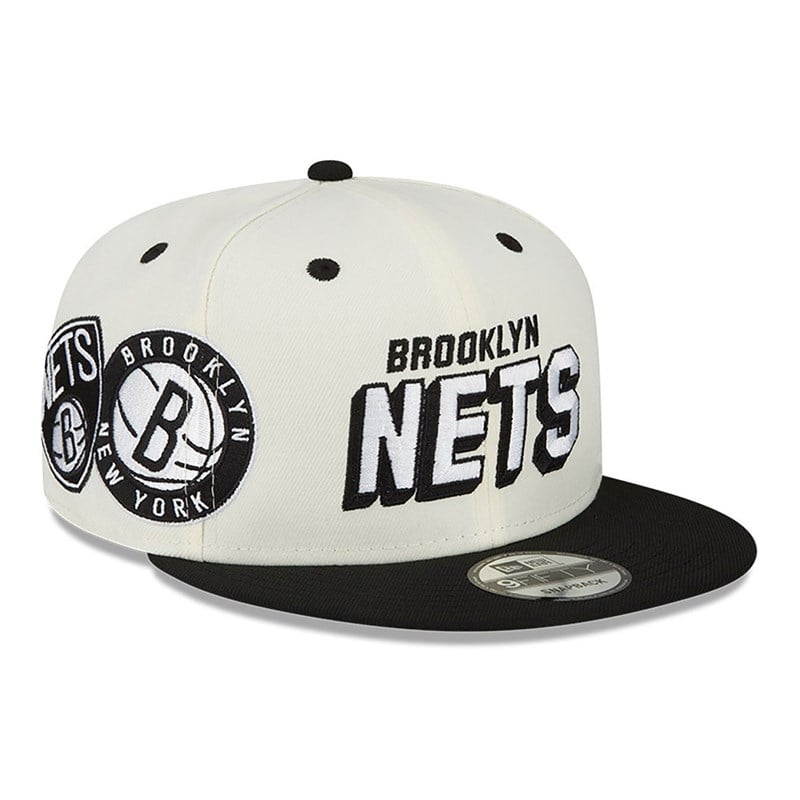 White New Era Brooklyn Nets Awake Cap 9fifty | INXL53261