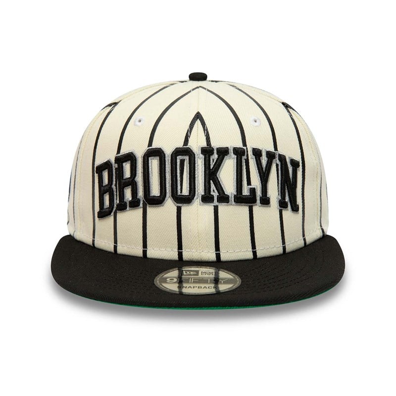 White New Era Brooklyn Nets City Arch Cap 9fifty | NJGC19806