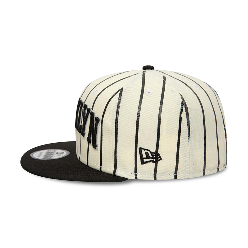 White New Era Brooklyn Nets City Arch Cap 9fifty | NJGC19806