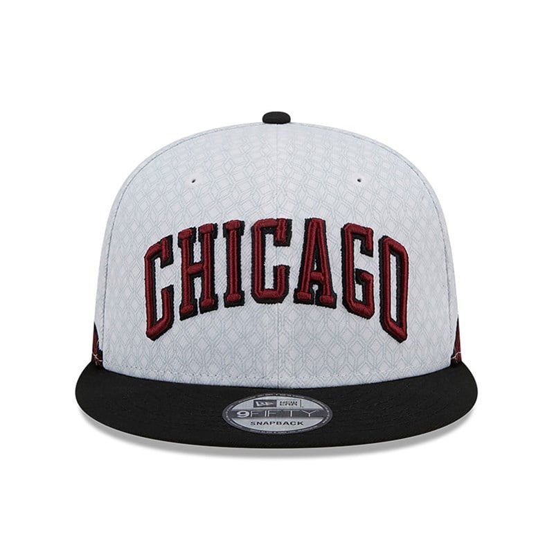 White New Era Chicago Bulls Authentics City Edition Cap 9fifty | GMLB30469