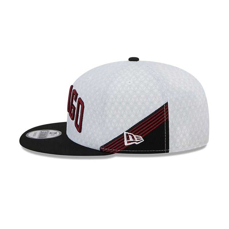 White New Era Chicago Bulls Authentics City Edition Cap 9fifty | GMLB30469