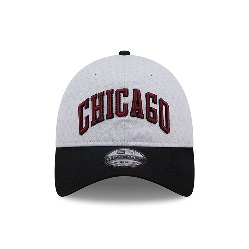 White New Era Chicago Bulls Authentics City Edition Adjustable Cap 9twenty | PFKI64029