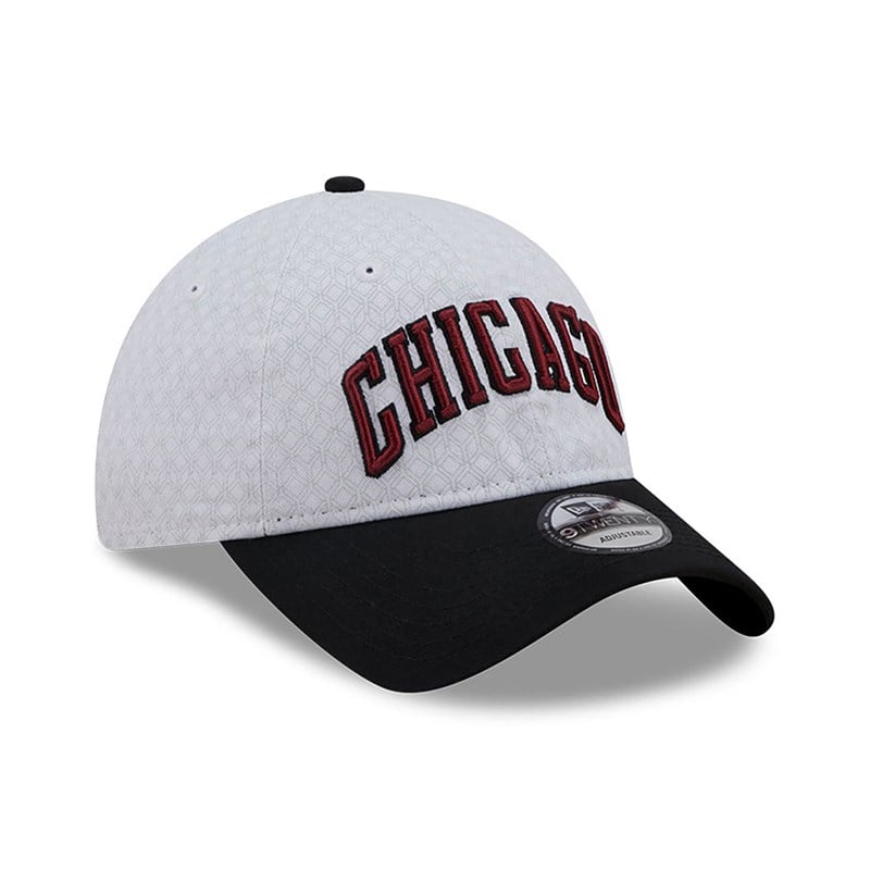 White New Era Chicago Bulls Authentics City Edition Adjustable Cap 9twenty | PFKI64029