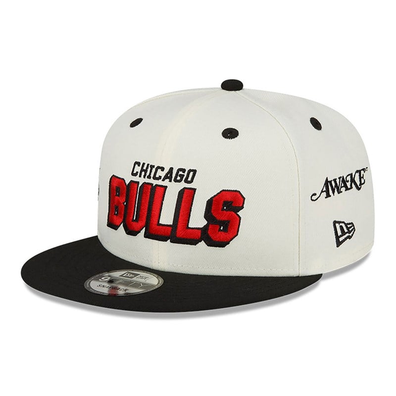 White New Era Chicago Bulls Awake Cap 9fifty | FLAR35082