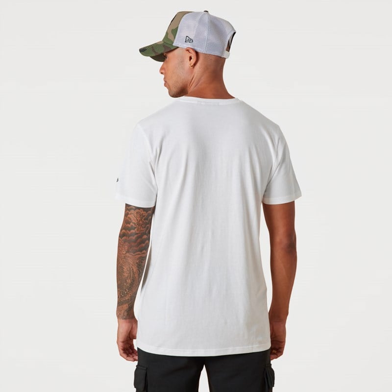 White New Era Chicago Bulls NBA Wordmark T-Shirt | GVPZ63089