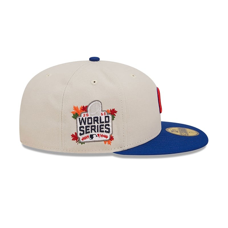 White New Era Chicago Cubs Fall Classic Fitted Cap 59fifty | EJDH07985