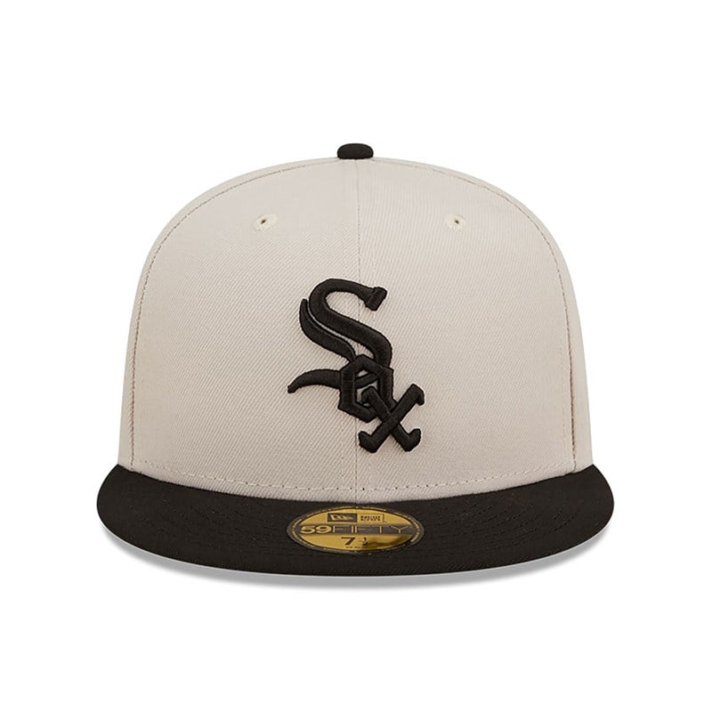 White New Era Chicago Sox Fall Classic Fitted Cap 59fifty | JWVH21079