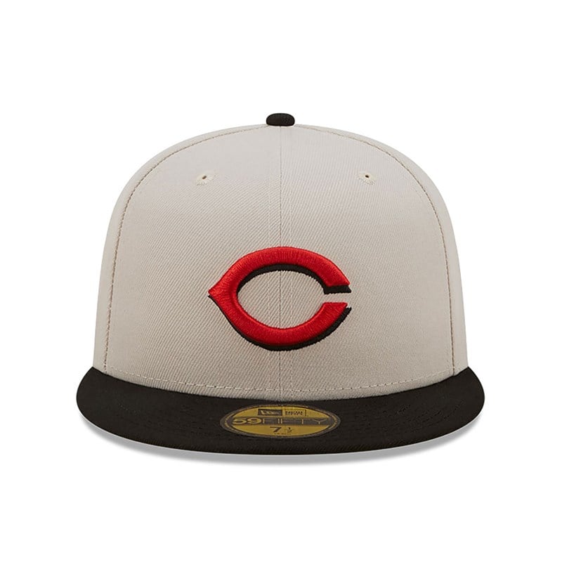 White New Era Cincinnati Reds Fall Classic Fitted Cap 59fifty | TMCS15670