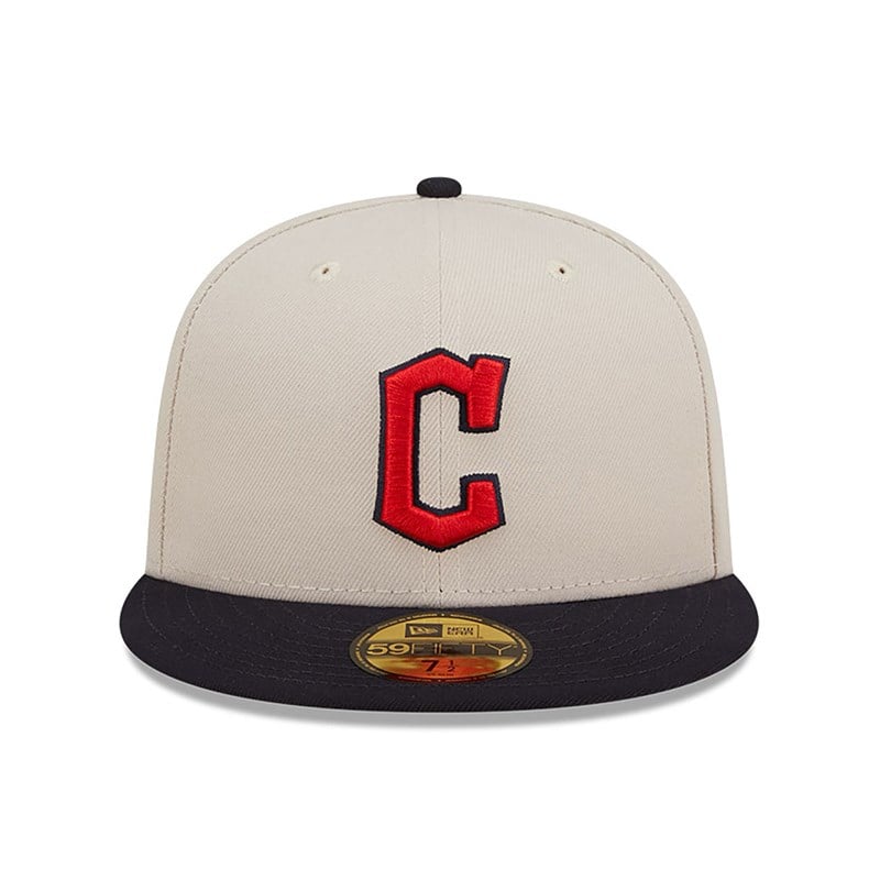 White New Era Cleveland Guardians Fall Classic Fitted Cap 59fifty | RDIT35078