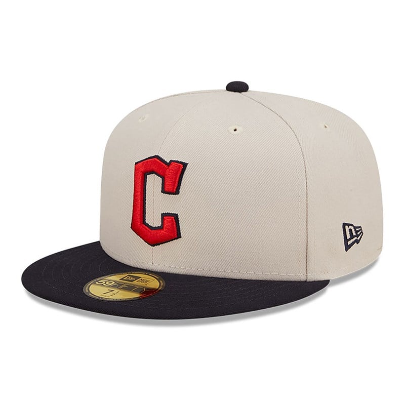 White New Era Cleveland Guardians Fall Classic Fitted Cap 59fifty | RDIT35078