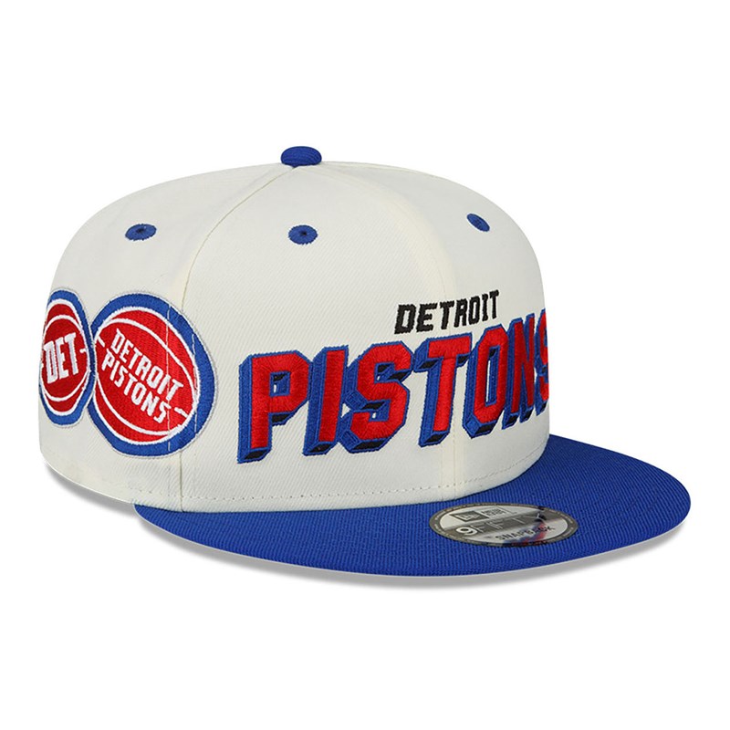 White New Era Detriot Pistons Awake 9fifty | HEGW82546