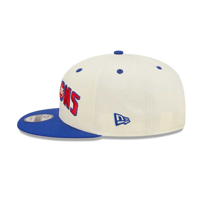 White New Era Detriot Pistons Blend Cap 9fifty | OWLF80726