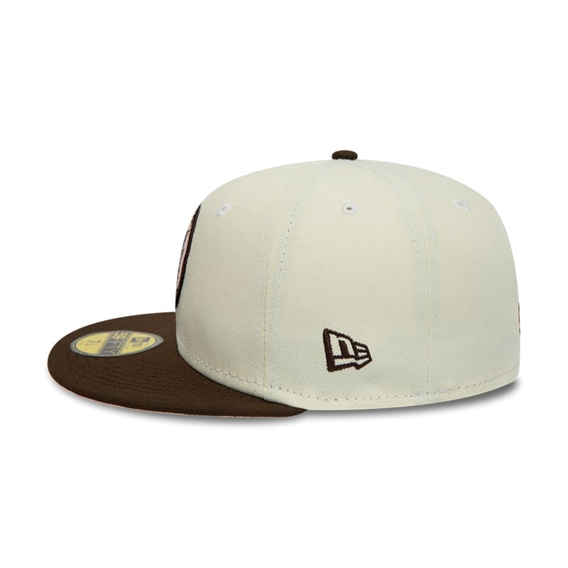 White New Era Detroit Tigers Fitted Cap 59fifty | NRDQ16783