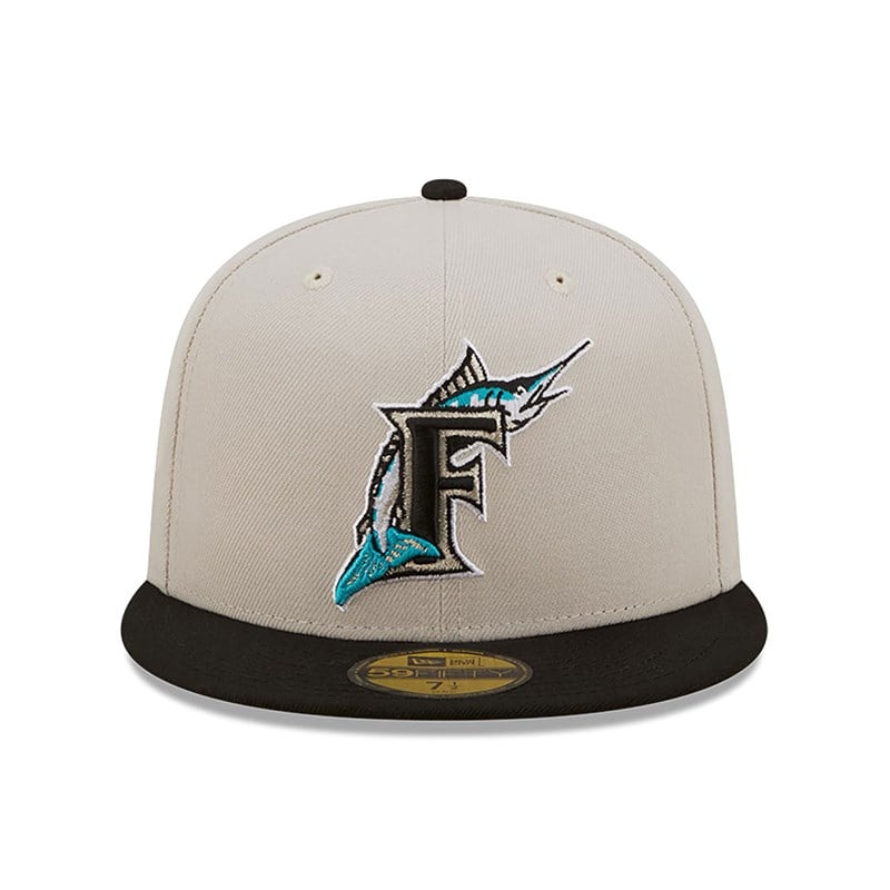 White New Era Florida Marlins Fall Classic Fitted Cap 59fifty | ZKDU54032