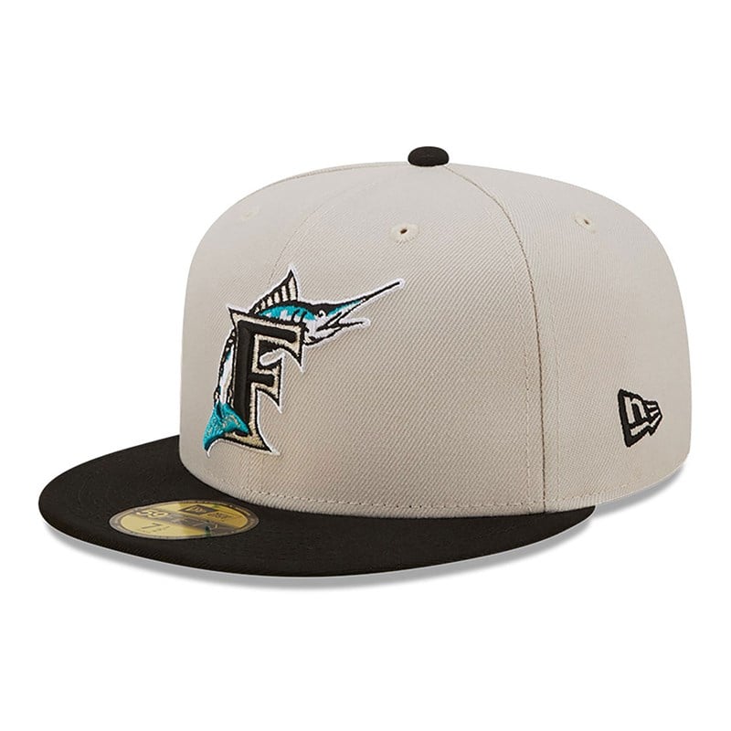 White New Era Florida Marlins Fall Classic Fitted Cap 59fifty | ZKDU54032