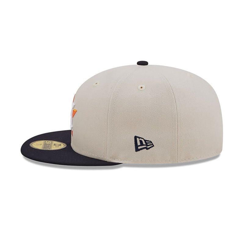 White New Era Houston Astros Fall Classic Fitted Cap 59fifty | GYLF42936