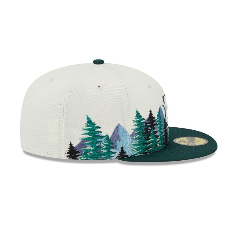 White New Era Houston Astros Outdoor Fitted 59fifty | JBQY78469