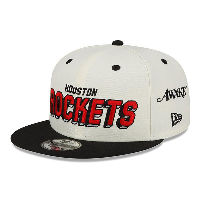 White New Era Houston Rockets Awake 9fifty | JYCT31892