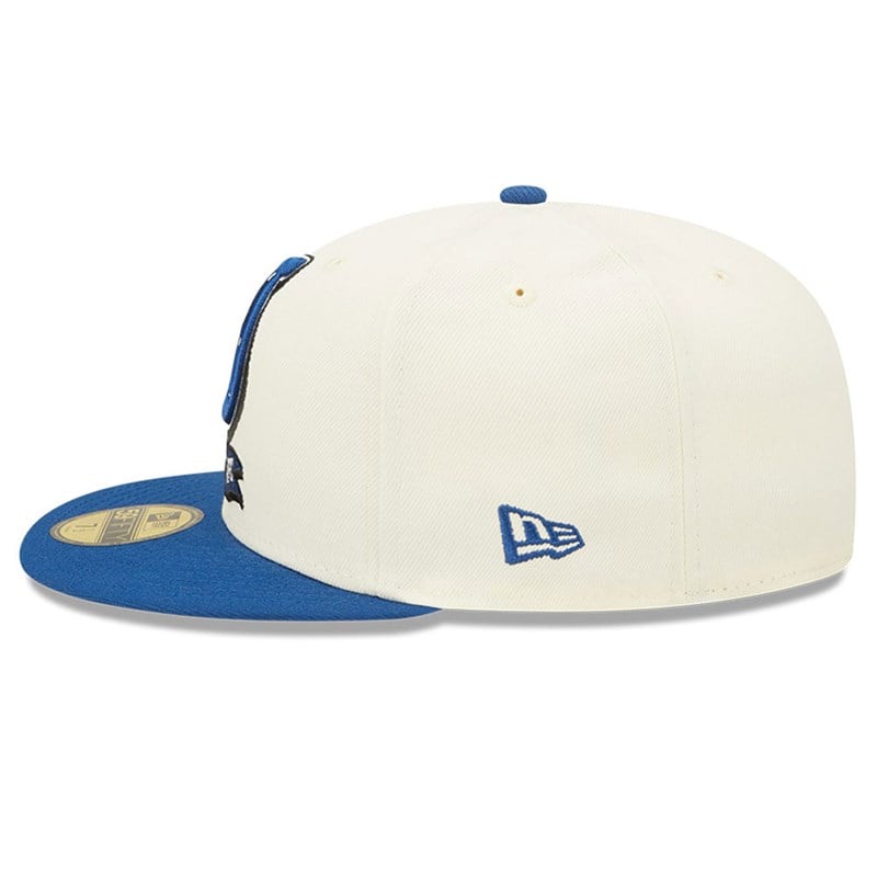 White New Era Indianapolis Colts NFL Sideline 2022 Fitted Cap 59fifty | GMEN60243