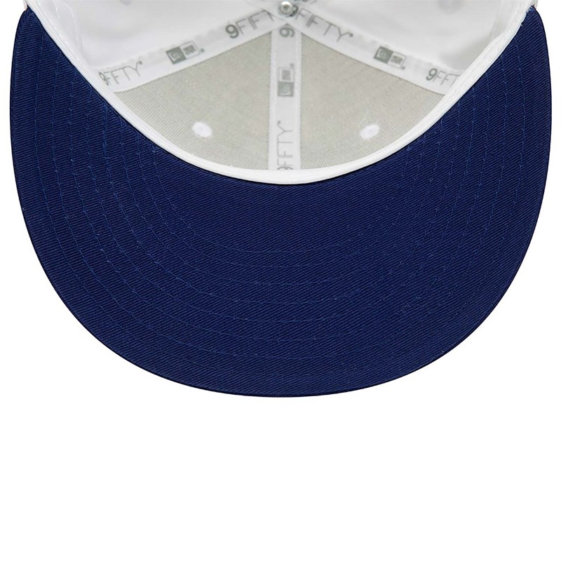 White New Era La Dodgers Crown Patches Cap 9fifty | PULS38915