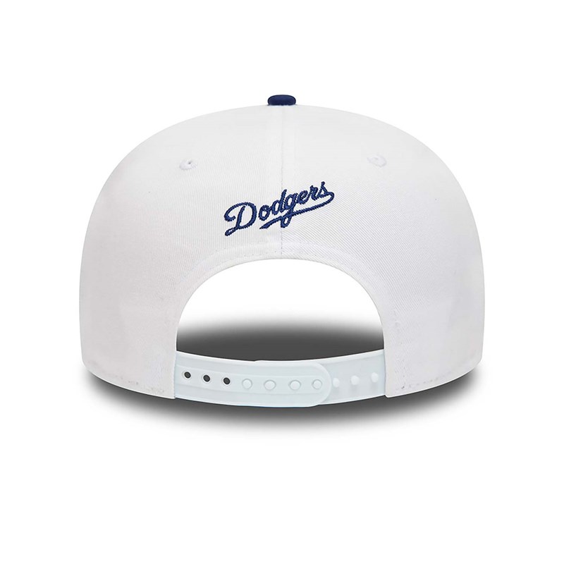 White New Era La Dodgers Crown Patches Cap 9fifty | PULS38915