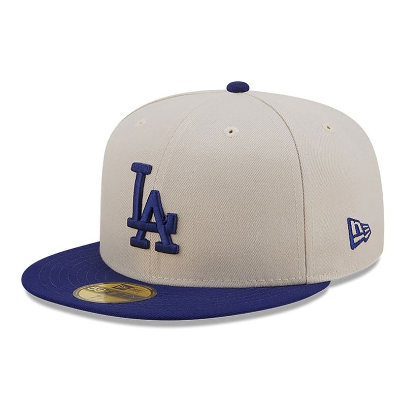 White New Era La Dodgers Fall Classic Fitted Cap 59fifty | ODQG67258