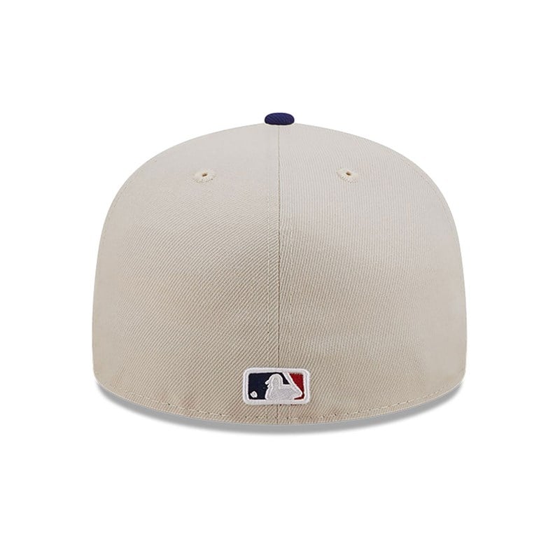 White New Era La Dodgers Fall Classic Fitted Cap 59fifty | ODQG67258