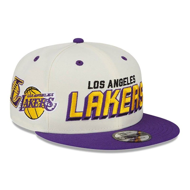 White New Era La Lakers Awake Cap 9fifty | PEOT93524