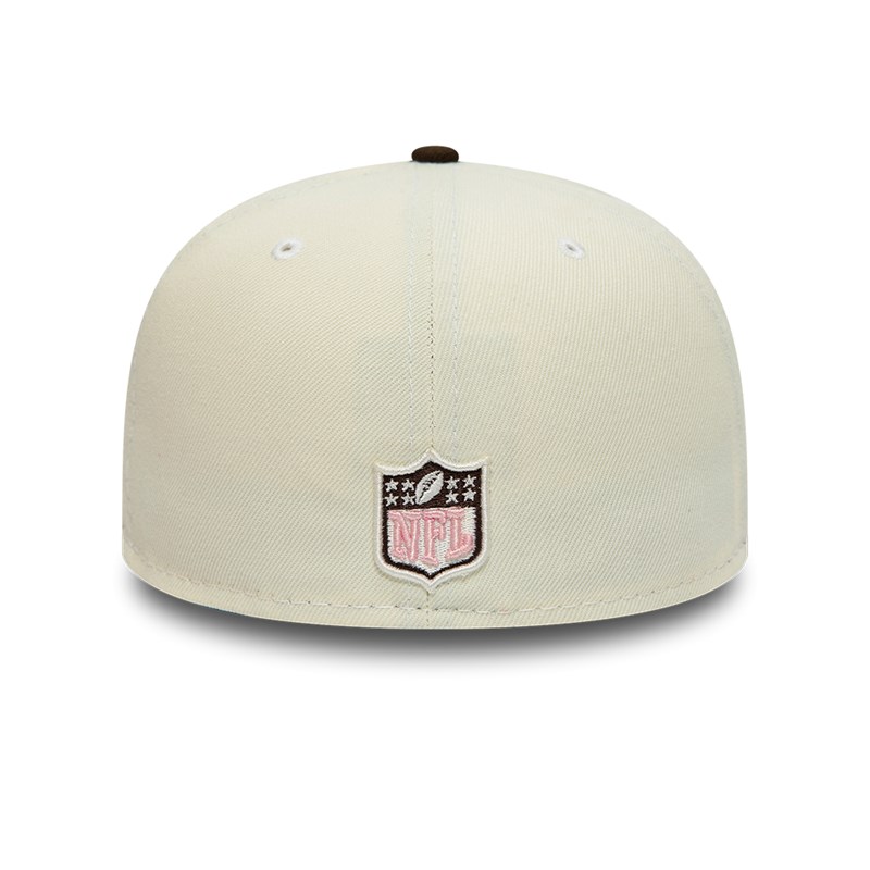 White New Era Las Vegas Raiders Fitted Cap 59fifty | ZCXF10756