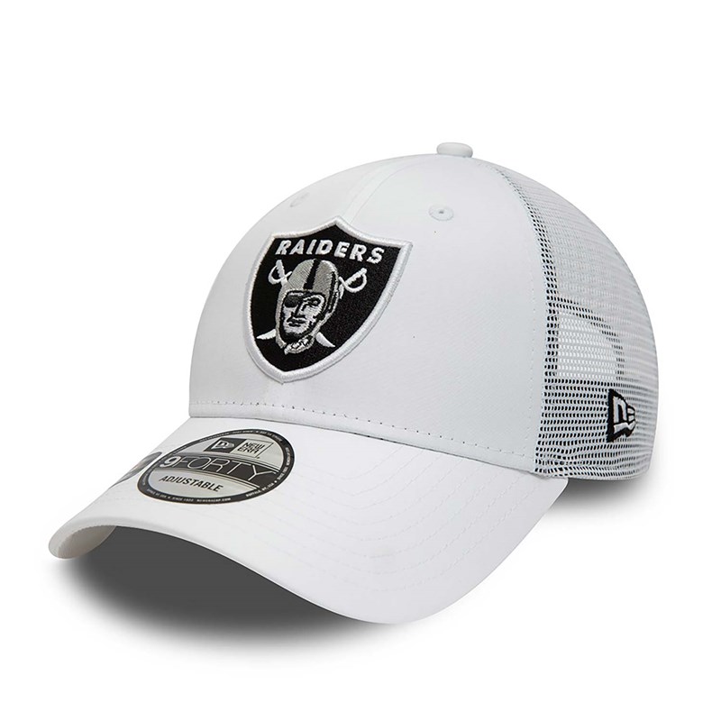 White New Era Las Vegas Raiders Home Field Cap Trucker | ZKMF17240