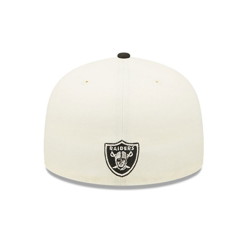 White New Era Las Vegas Raiders NFL Sideline 2022 Fitted Cap 59fifty | TAWJ58163