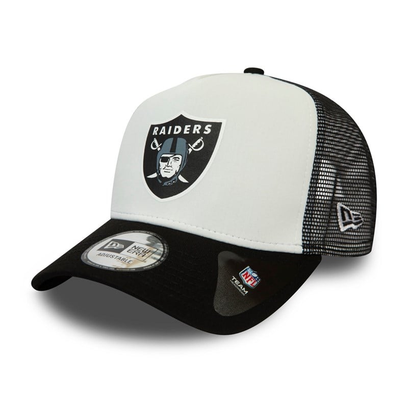 White New Era Las Vegas Raiders Team Colour Cap Aframe | NVQW76238