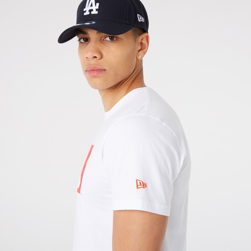 White New Era MLB Logo T-Shirt | XMKP79024