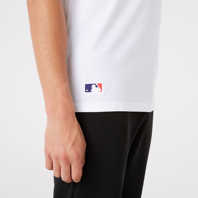 White New Era MLB Logo T-Shirt | XMKP79024