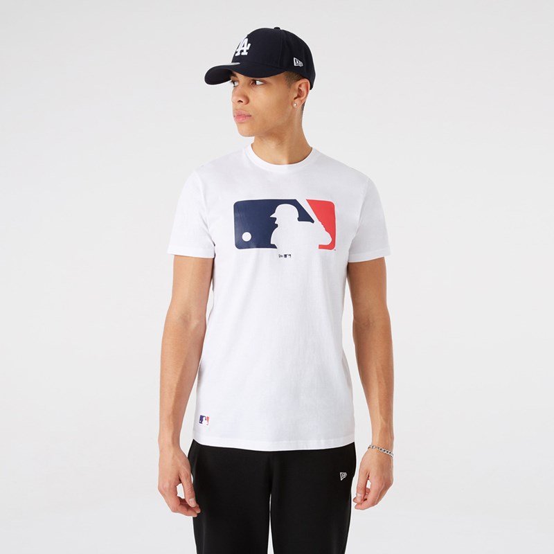 White New Era MLB Logo T-Shirt | XMKP79024