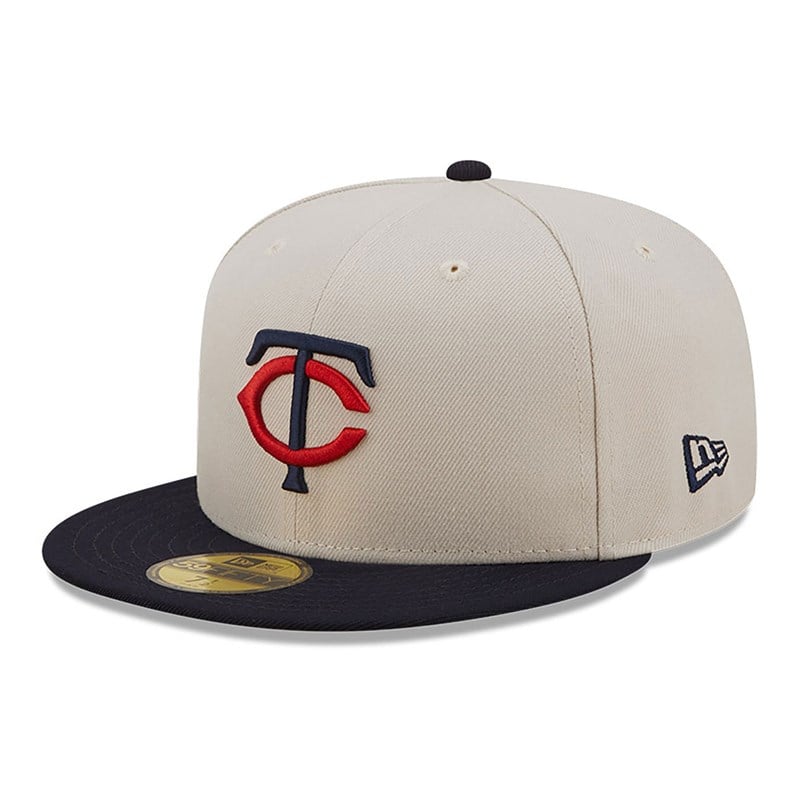 White New Era Minnesota Twins Fall Classic Fitted Cap 59fifty | TLDB21967