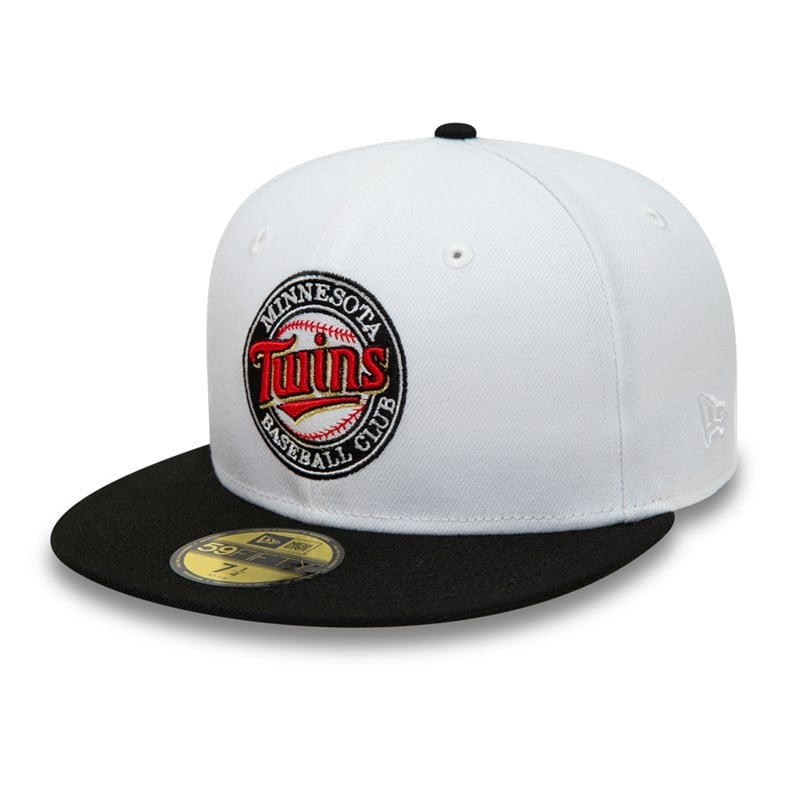 White New Era Minnesota Twins MLB Optic Cap 59fifty | RVTA73215